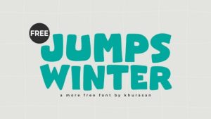 Jumps Winter Font  - 免费可商用-assetlab9