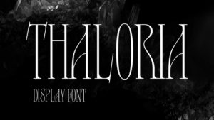 Thaloria – 免费可商用字体-assetlab9